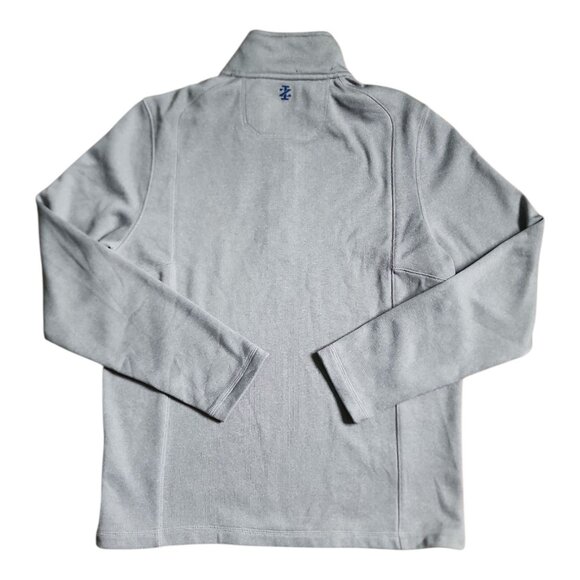 Izod Golf Sweater Mens Size M Medium Gray 1/4 Zip Athletic Sporty Perdormance - Picture 4 of 4